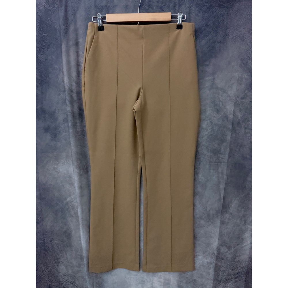 Rachel Zoe Camel Tan Pintuck Seam High Waist Trousers Pants Size 6